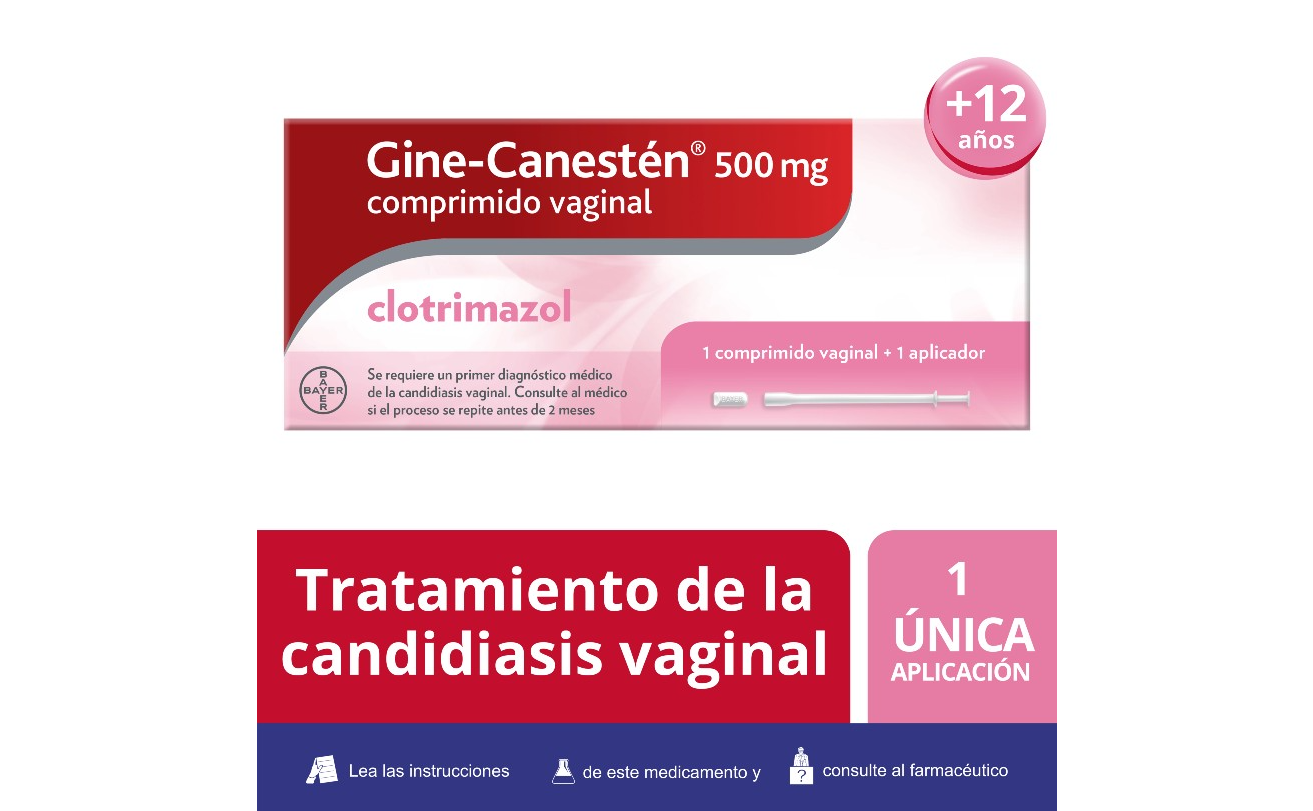 Gine-Canestén® 500 mg comprimido vaginal